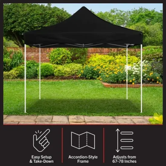 Stalwart 10x10 ft Pop Up Canopy Tent image {6}