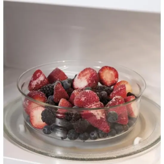 GE 1.1 cu. ft. Countertop Microwave Oven 950 W Steel+2 Year Warranty & Oven Mitt image {5}