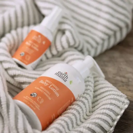 Earth Mama Organics Sweet Orange Baby Lotion - 8 fl oz image {4}