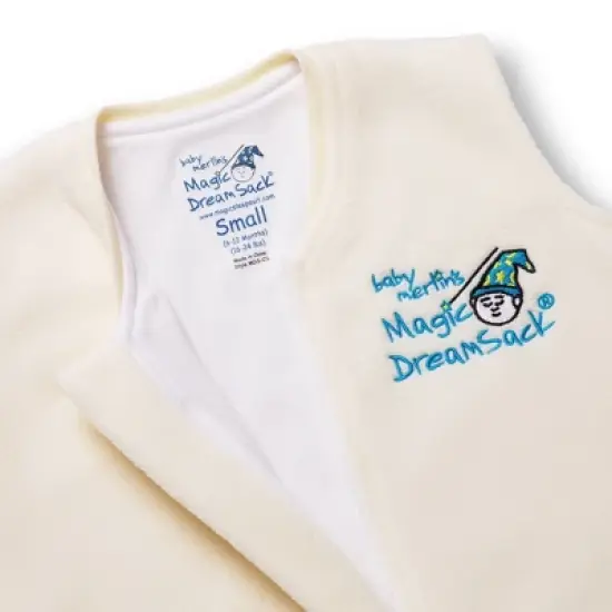 Baby Merlin's Magic Sleepsuit Dream Sack Fleece - Cream image {2}