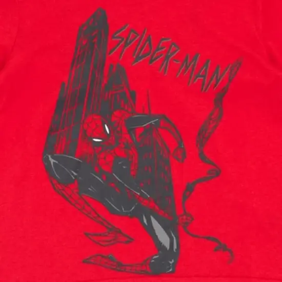 Marvel Spider-Man Cosplay T-Shirt and Mesh Shorts Outfit Set Toddler to Big Kid  image {5}