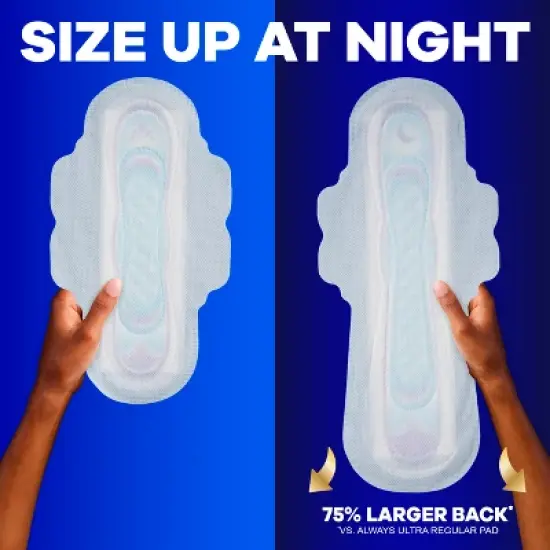 Always Ultra Thin Extra Heavy Overnight Pads image {5}