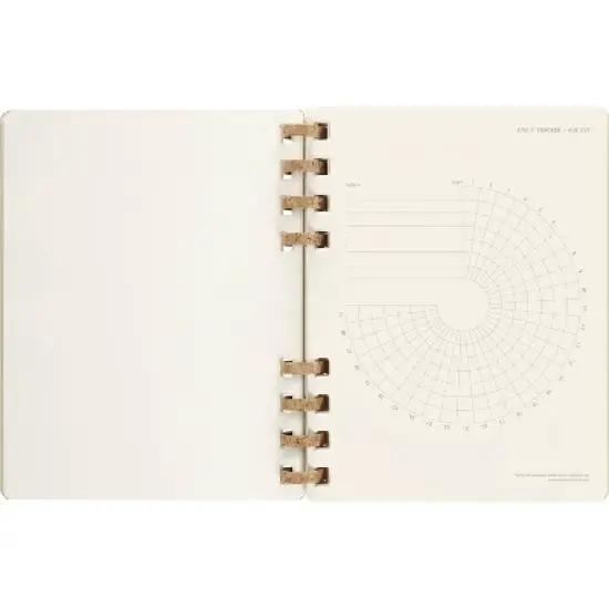 Moleskine 2023-24 Academic Spiral Planner 8"x9.25" Kiwi image {4}