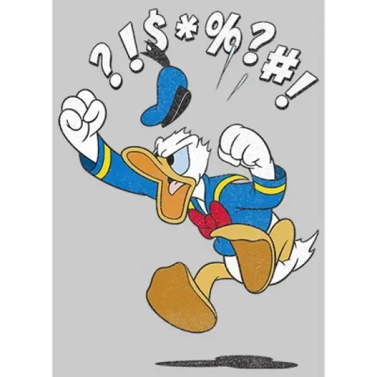 Men's Mickey & Friends Donald Duck Angry Jump Sweatshirt image {1}