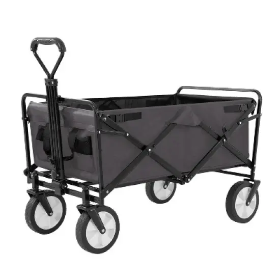FDW Collapsible Wagon Folding Wagon Garden Cart with Large Capacity image {9}