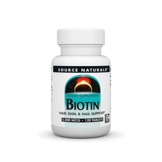 Biotin 5mg by Source Naturals, Inc.  -  120 Tablet image {3}