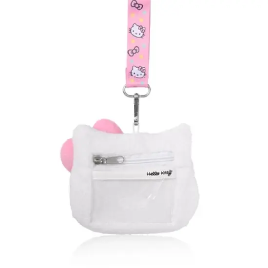 Sanrio Hello Kitty Coin Purse ID Holder Travel Lanyard image {3}