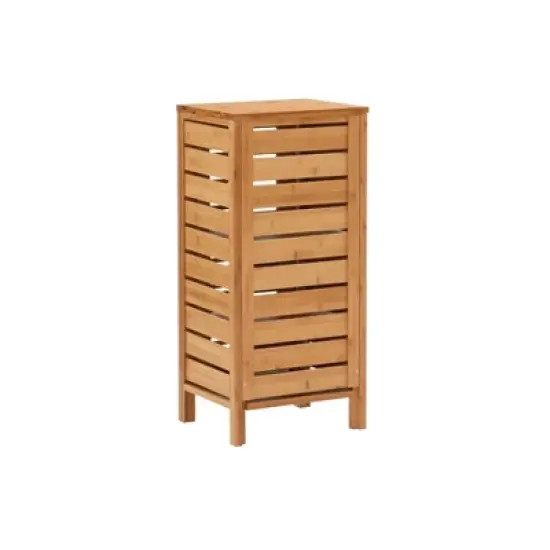 Bracken One-Door Floor Cabinet Natural - Linon image {5}