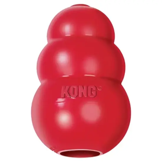 KONG Refillable Classic Chew Dog Toy - Red image {6}