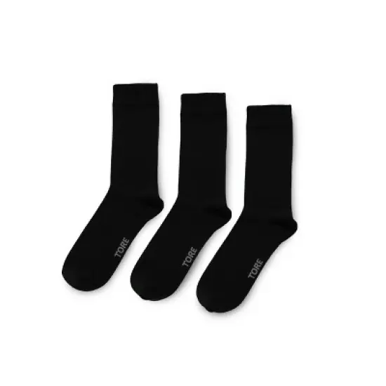 TORE Totally Recycled Men's Casual Crew Socks 3pk - 7-12 image {3}