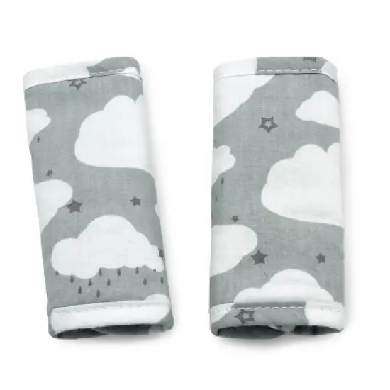 Go by Goldbug Clouds Duo Head Support And Strap Cover Set For Car Seat, Stroller, Bouncer image {6}