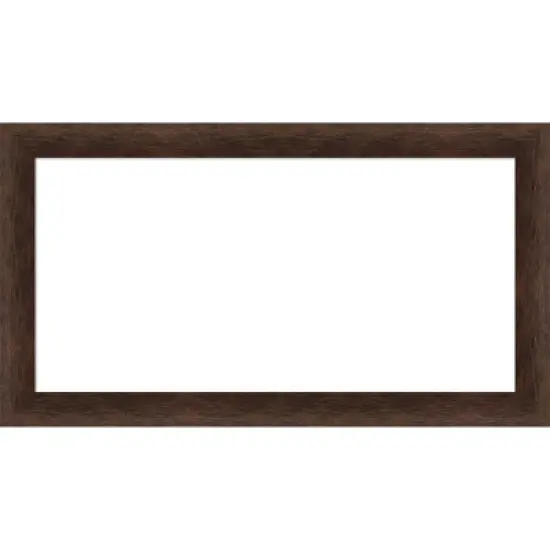 Amanti Art Warm Walnut Narrow Framed Dry Erase Magnetic Board image {10}