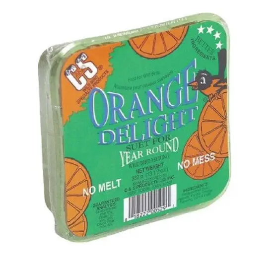C&S 11.75 Oz. Orange Delight No Melt Suet image {1}