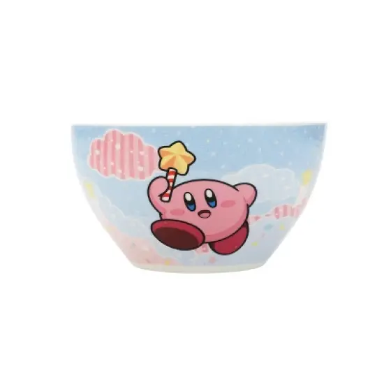 Kirby Star Wand Ceramic Ramen Bowl With Plastic Chopsticks image {5}
