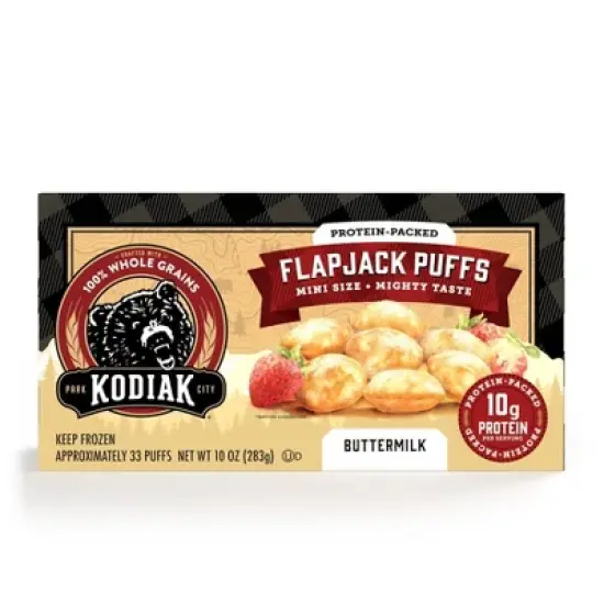 Kodiak Protein-Packed Frozen Flapjack Puffs &ndash; 10oz/33ct image {4}