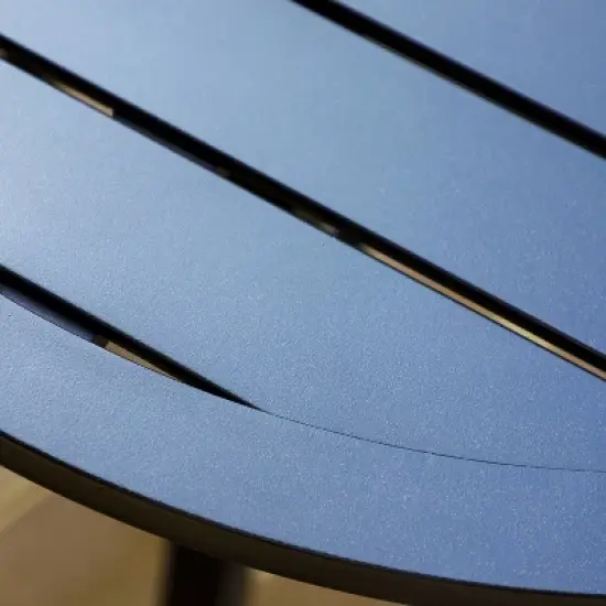 3pc Patio Conversation Set with Swivel Chairs & Side Table - Captiva Designs image {2}