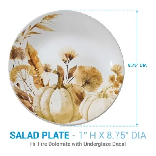 Park Designs Autumn Harvest Salad Plate Set Of 4 image {3}