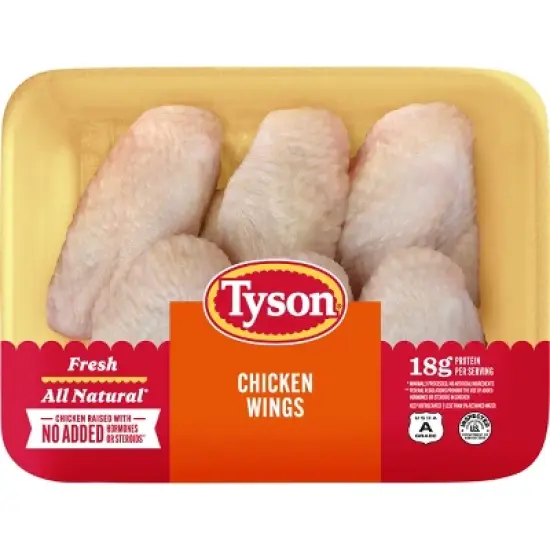 Tyson All Natural Chicken Wings - 1.48-2.75 lbs - price per lb image {5}