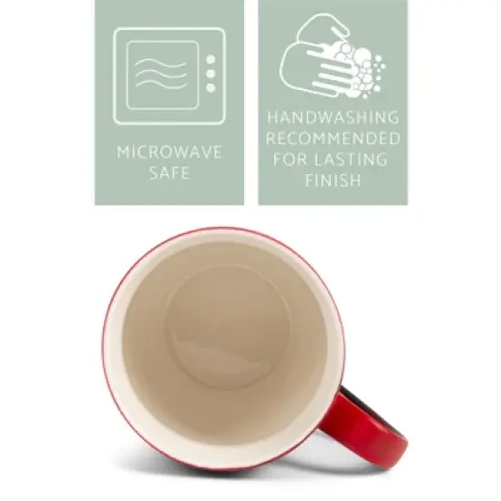 Elanze Designs Botanical Succulent Nature Coffee Cup Mug 12 Ounce Ceramic With Ombre Gradient Elegant Minimalist Aloe in Heart Planter Silhouette Red image {2}