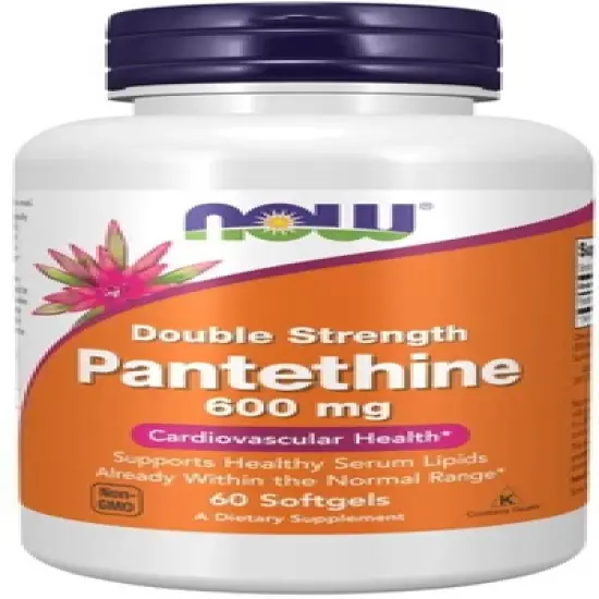 Pantethine 600 mg by Now Foods  -  60 Softgel image {3}