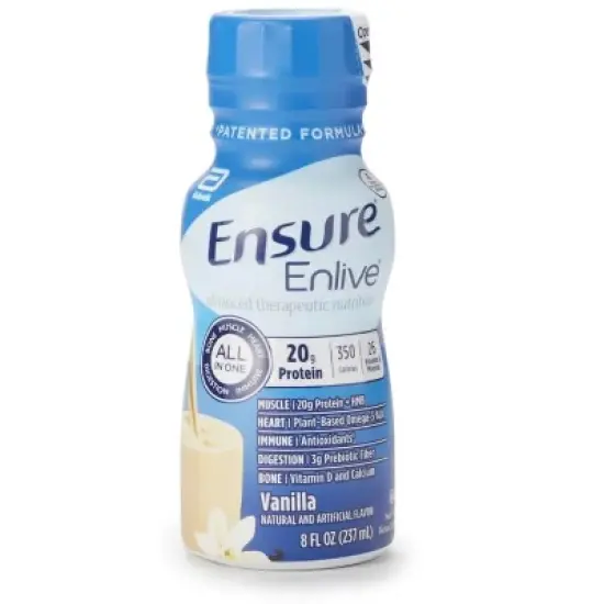 Ensure Enlive Advanced Nutrition Shake Vanilla, 8 oz, Case of 24 image {9}