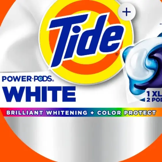 Tide Power Pods Ultra Oxi Whitening HE Compatible Laundry Detergent image {10}