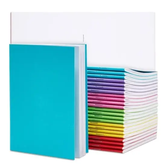 Paper Junkie 24 Pack Blank Books for Kids to Write Stories, Bulk Small Notebooks Journals for Students, Drawing, Sketching, 4.3x5.5" image {9}