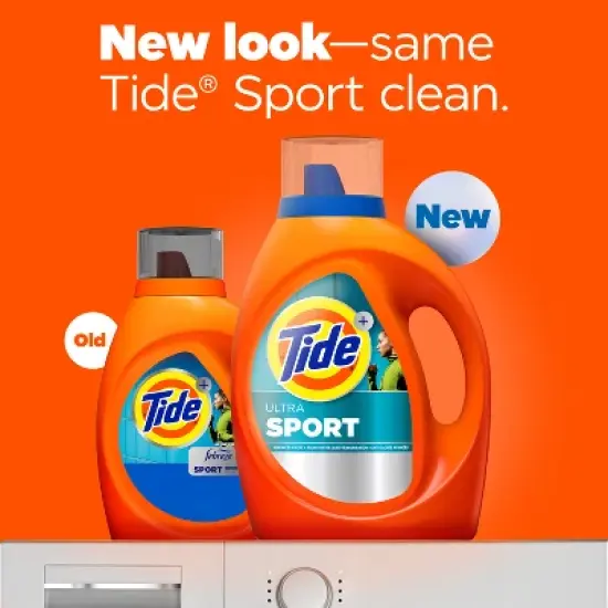 Tide Plus Febreze Sport Active Fresh High Efficiency Liquid Laundry Detergent Soap image {1}