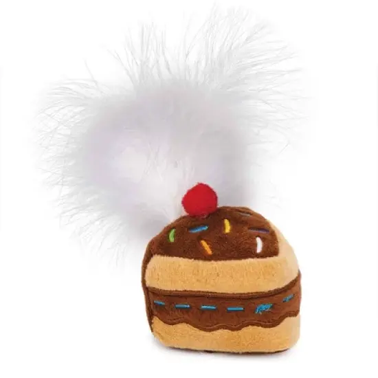 Zanies Kitty Krinkle Cakes with Feather - 4" image {2}