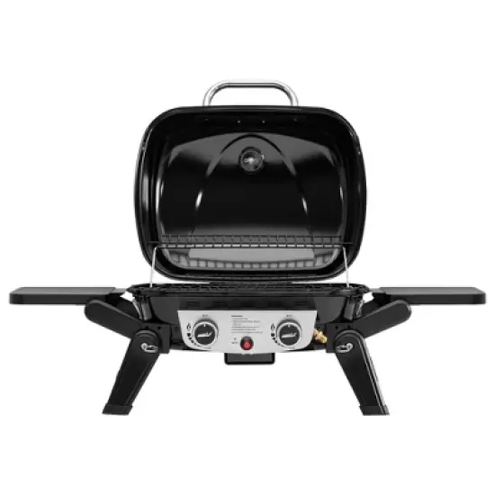 RoyalGourmet 2-Burner Portable Propane Gas Grill Tabletop Gas Grill GT2005TG Black image {1}