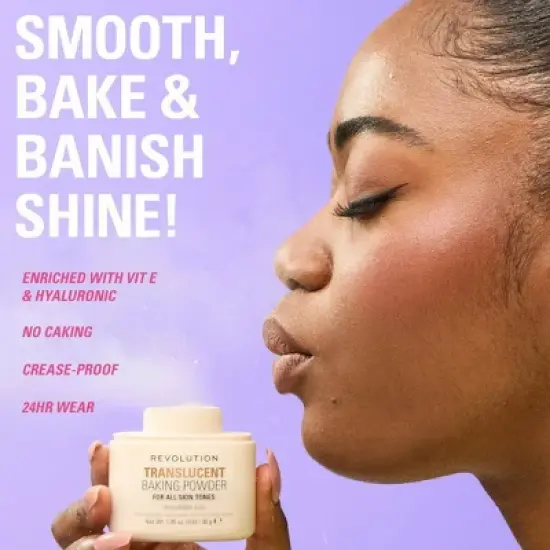 Makeup Revolution Loose Baking Powder - 1.05oz image {4}