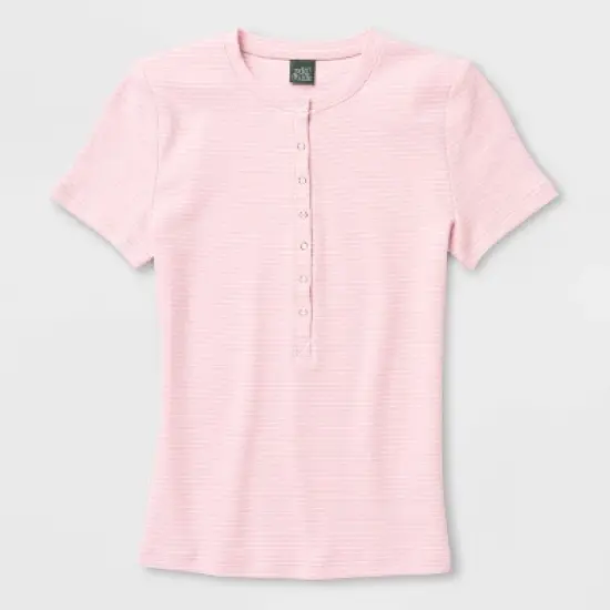 Women's Short Sleeve Henley T-Shirt - Wild Fable&trade; image {3}