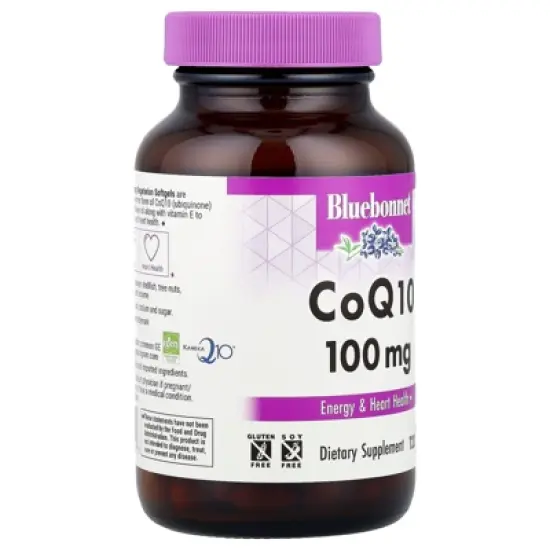 Bluebonnet Nutrition CoQ10, 120 Vegetarian Softgels image {3}