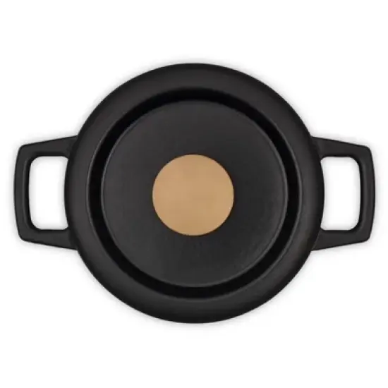 Alva Nori Enameled Cast Iron Dutch Oven Cocottes w/ Lid & Steamer Basket 80 Oz. image {7}