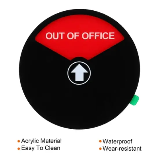 Unique Bargains 3 Options Magnetic Adhesive Decor Home Business Privacy Sign image {3}