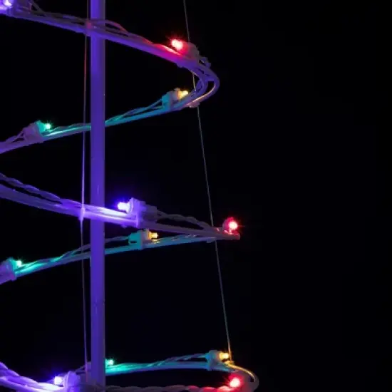 Northlight LED Lighted Spiral Outdoor Christmas Tree - 4' - Multi Lights image {5}