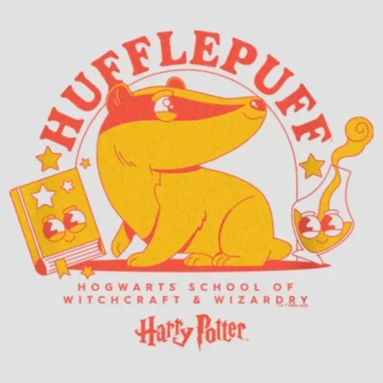 Women's Harry Potter Cute Hufflepuff Badger Racerback Tank Top image {1}