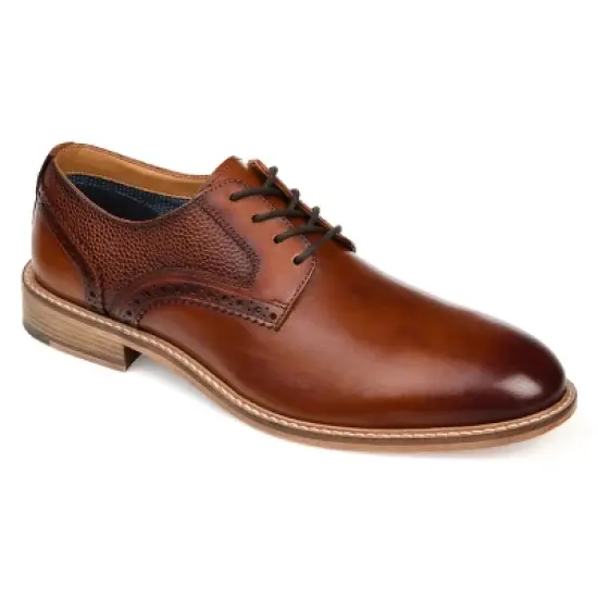 Thomas & Vine Medium and Wide Width Mens Clayton Tru Comfort Foam Lace-up Round Toe Derby image {10}