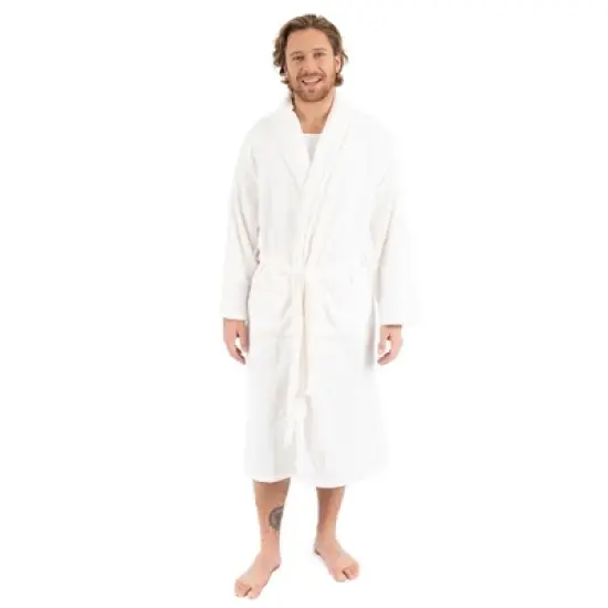 Leveret Mens Fleece Robe image {2}