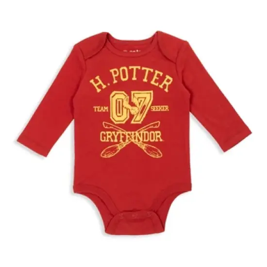 Harry Potter Baby Girls 3 Pack Bodysuits Newborn to Infant image {2}