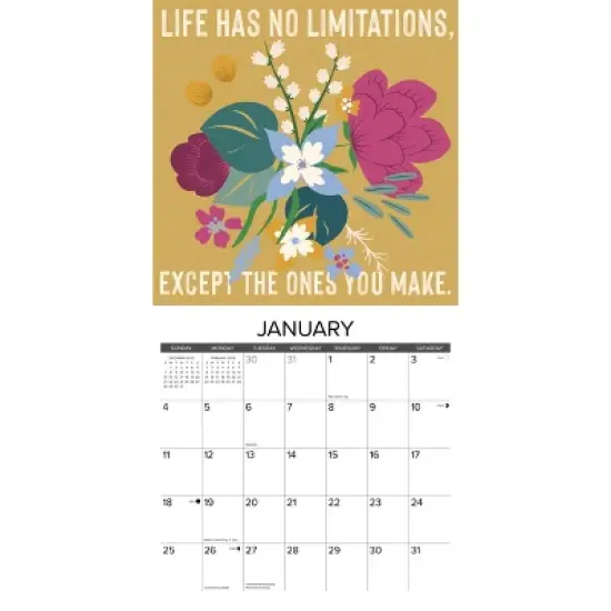Willow Creek Press 2026 Live Laugh Love Wall Calendar image {2}