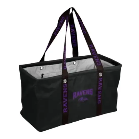 NFL Baltimore Ravens Picnic Tote: Sports Pattern Polyester Bag image {1}
