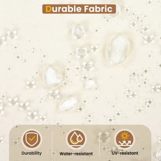 TIRAMISUBEST 4-Piece Outdoor Sectional Sofa Set,5-Person Patio Conversation Set with Cushions & Coffee Table for Garden,Balcony image {4}