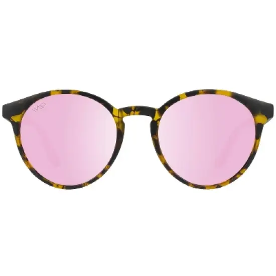 WMP Eyewear Classic Round Retro Frame Sunglasses image {7}