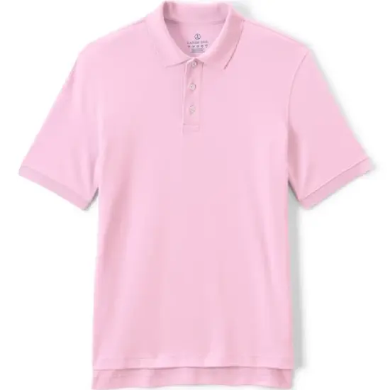 Lands' End School Uniform Men's Long Sleeve Interlock Polo Shirt image {15}