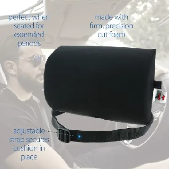 Core Products Luniform Lumbar Support Cushion - Black image {4}