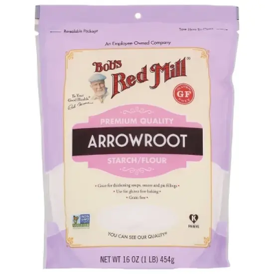 Bob's Red Mill Premium Quality Arrowroot Starch/Flour 16 oz image {2}