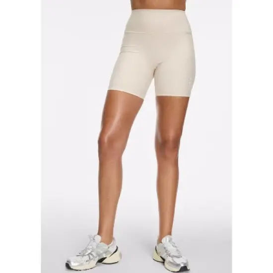 Peloton Women's Cadent High Rise Pocket Bike Short 7", Oatmeal image {5}