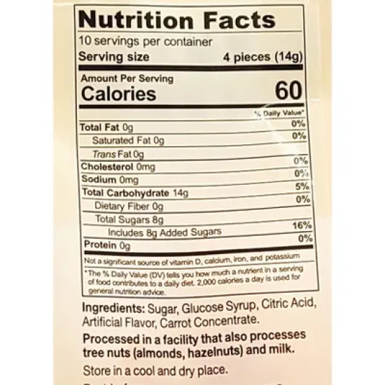 Hermann the German Ginger Orange Bavarian Hard Candy 5.29 oz. / 150 g (Pack of 2) image {4}