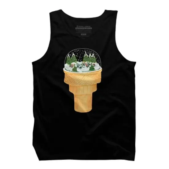 Men's Design By Humans Sno-Cone By BullShirtCo Tank Top image {4}